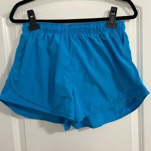 Nike Dri-Fit Running Shorts Bright Blue Size Large